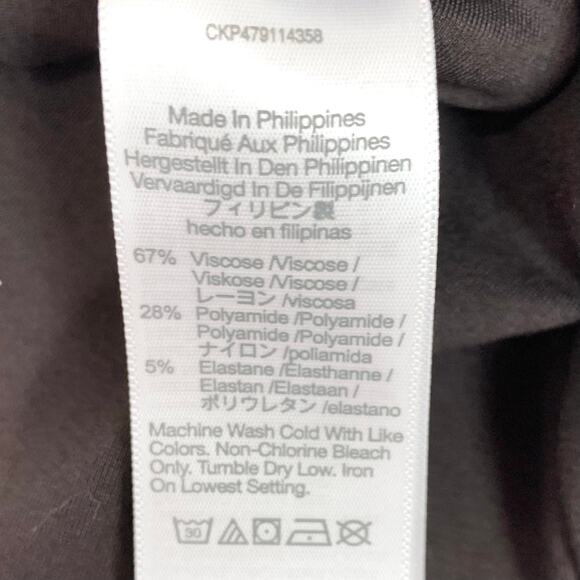 Madewell Womens Ponte Stirrup Leggings Fitted Roasted Espresso Brown Size Small - Picture 7 of 11